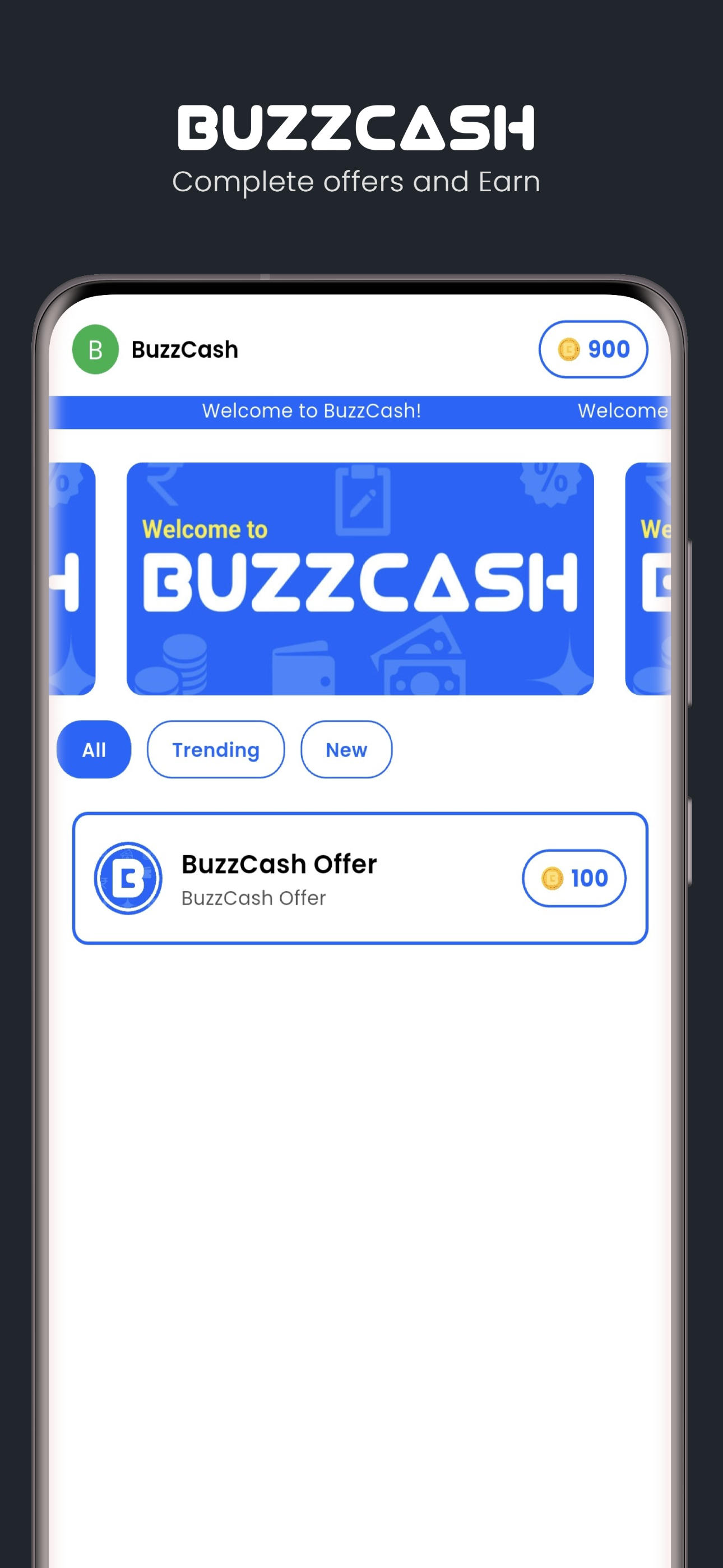 App Screenshot 1 - Home Screen